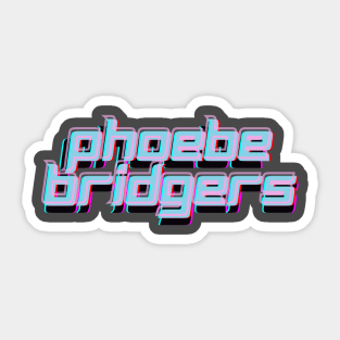 Phoebe Bridgers text art Sticker